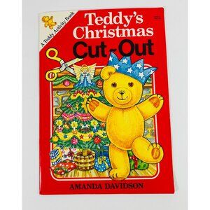 Teddys Christmas Cut-Out Kids Activity Book Holidays Amanda Davidson